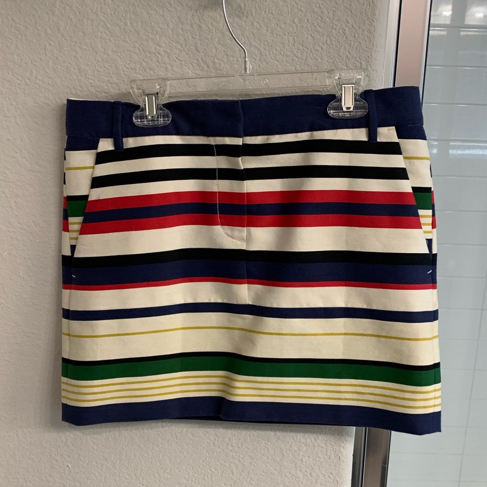 Jcrew size 2 striped skirt